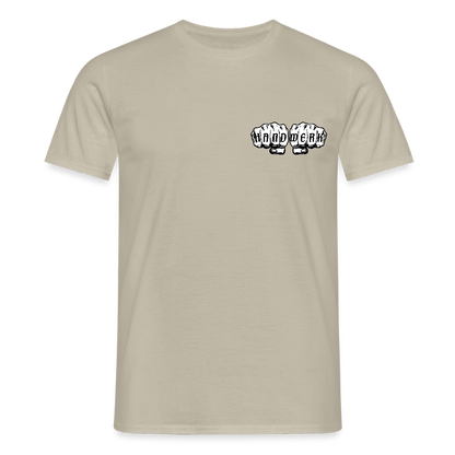 Unisex T-Shirt "Metzger" - Sandbeige