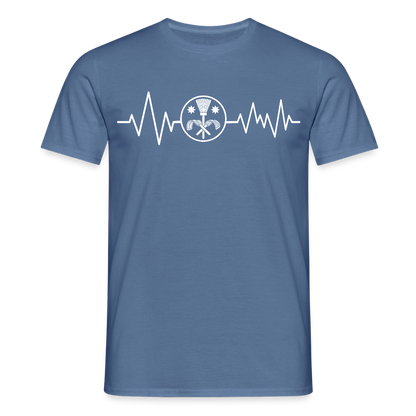 Unisex T-Shirt "Schornsteinfeger" Taubenblau Männer T-Shirt