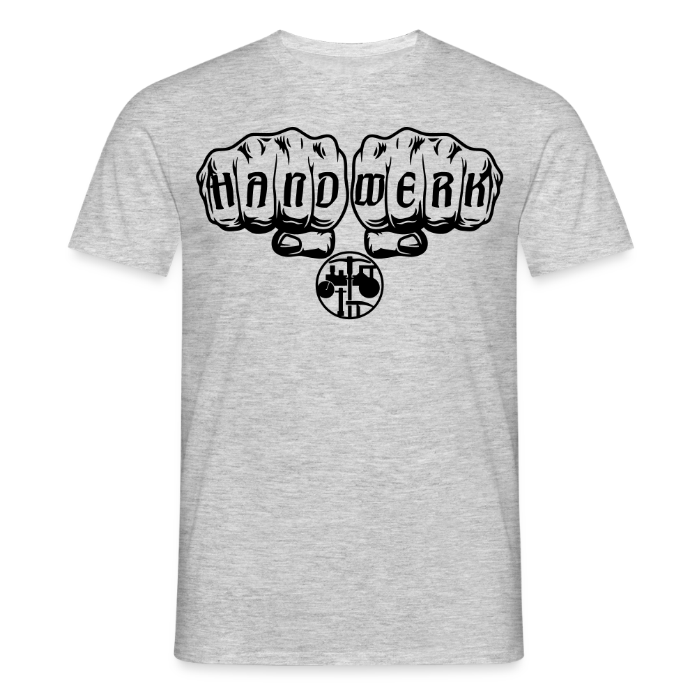 Unisex T-Shirt "Strassenbauer" Grau meliert Männer T-Shirt