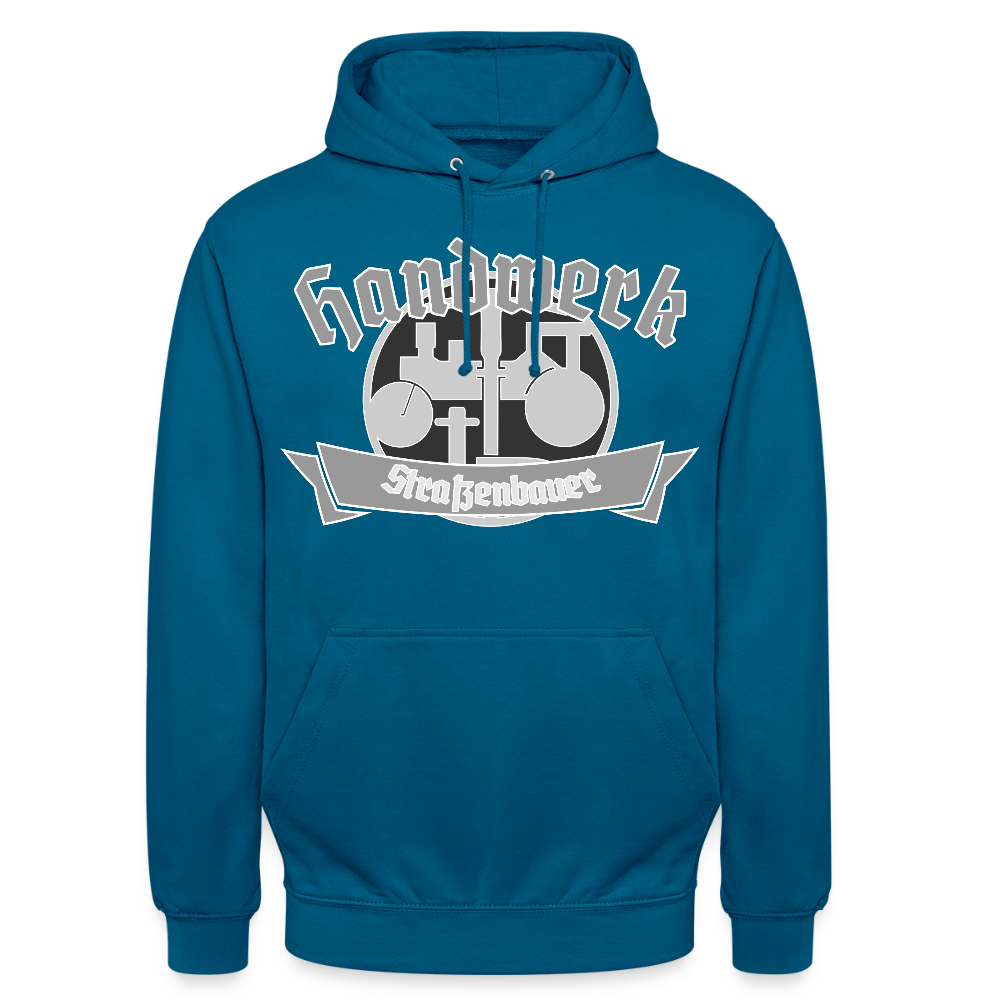 Unisex Hoodie "Strassenbauer" Tiefseeblau Unisex Hoodie
