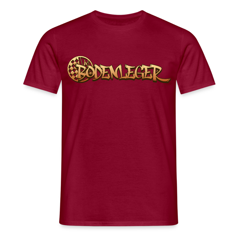 Unisex T-Shirt "Bodenleger" Ziegelrot Männer T-Shirt