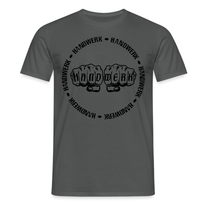 Unisex T-Shirt "Handwerk-Handwerk" Anthrazit Männer T-Shirt