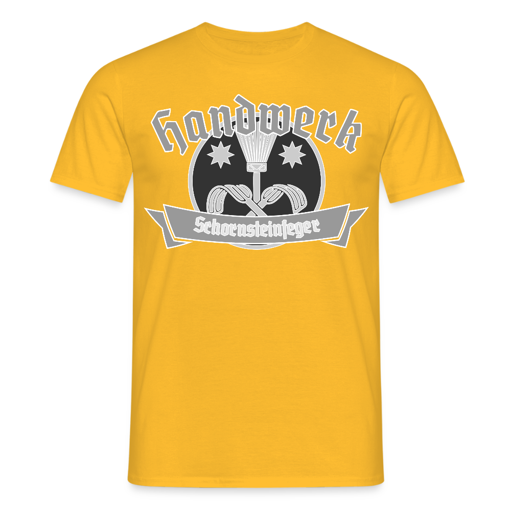 Unisex T-Shirt "Schornsteinfeger" Gelb Männer T-Shirt
