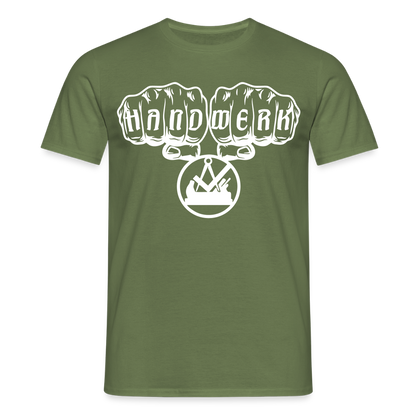 Unisex T-Shirt "Schreiner" Militärgrün Männer T-Shirt