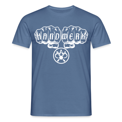 Unisex T-Shirt "Drechsler" Taubenblau Männer T-Shirt