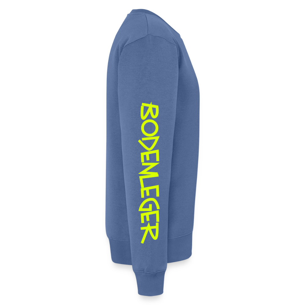 Unisex Premium Pullover "Bodenleger" neongelb Männer Premium Pullover