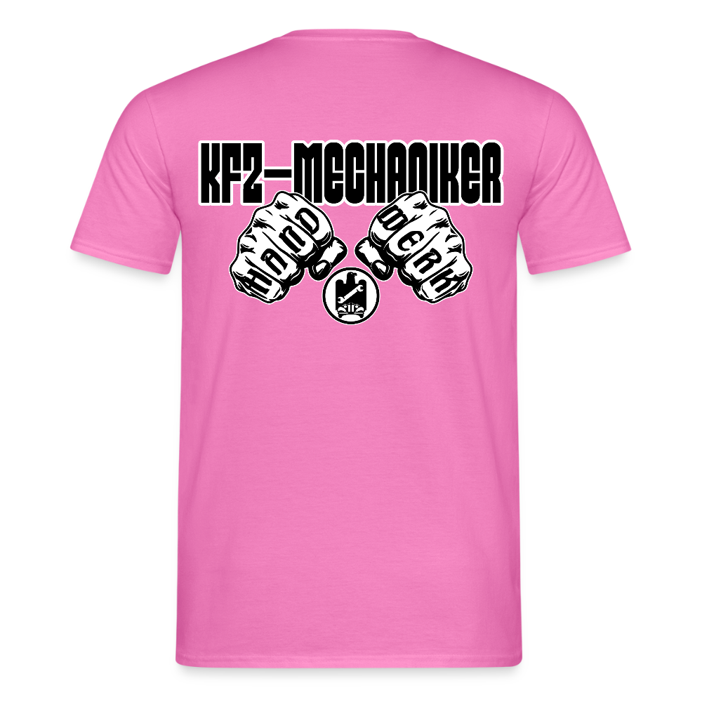 Unisex T-Shirt "Mechaniker" Pink Männer T-Shirt