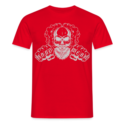 Unisex T-Shirt "Blackbeard-Handwerk" Rot Männer T-Shirt