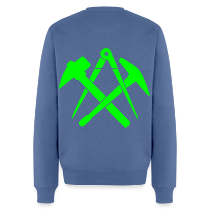 Unisex Premium Pullover "Dachdecker" neongrün Männer Premium Pullover