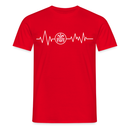 Unisex T-Shirt "Betonbauer" Rot Männer T-Shirt