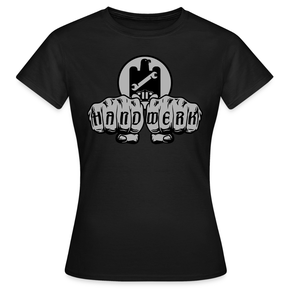 Hochwertiges Frauen T-Shirt "KFZ-Mechaniker"-Power von Spreadconnect, bequemes Shirt mit mechanikerbezogenem Print, Damenmode
