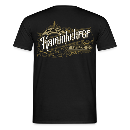 Unisex T-Shirt "Kaminkehrer" Nostalgie Handwerk Schwarz Männer T-Shirt