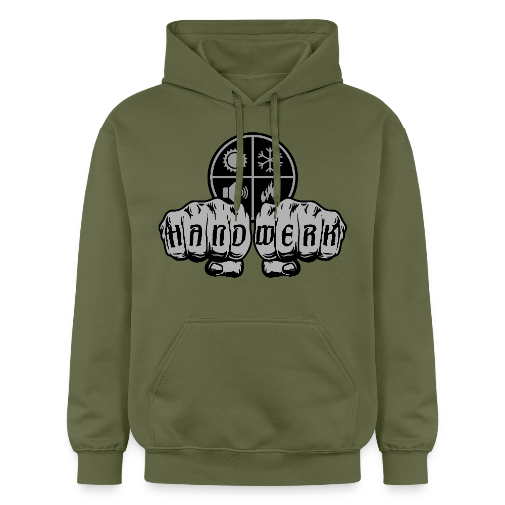 Gildan Unisex Softstyle® "Isolierer" Militärgrün Gildan Unisex Softstyle® Midweight Hoodie