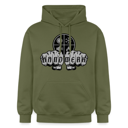 Gildan Unisex Softstyle® "Isolierer" Militärgrün Gildan Unisex Softstyle® Midweight Hoodie