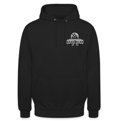 Unisex Hoodie "Schreiner/Tischler" beidseitig bedruckt Schwarz Unisex Hoodie