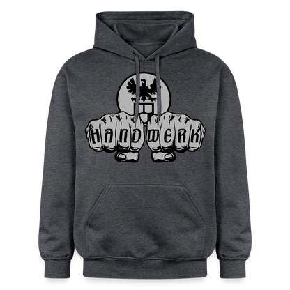 Gildan Unisex Softstyle® "Maler" Dunkelgrau meliert Gildan Unisex Softstyle® Midweight Hoodie