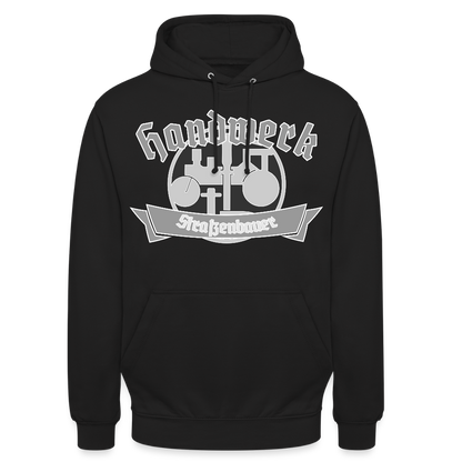 Unisex Hoodie "Strassenbauer" Schwarz Unisex Hoodie