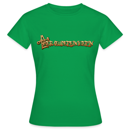 Frauen T-Shirt "Gebäudereinigerin" Kelly Green Frauen T-Shirt