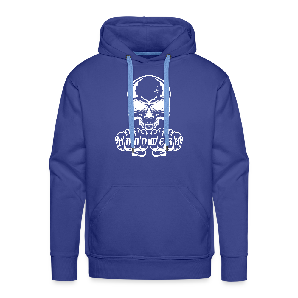 Männer Premium Hoodie "Skull-Handwerk" Königsblau Männer Premium Hoodie
