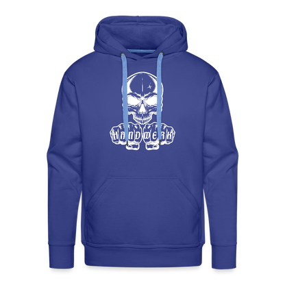 Männer Premium Hoodie "Skull-Handwerk" Königsblau Männer Premium Hoodie