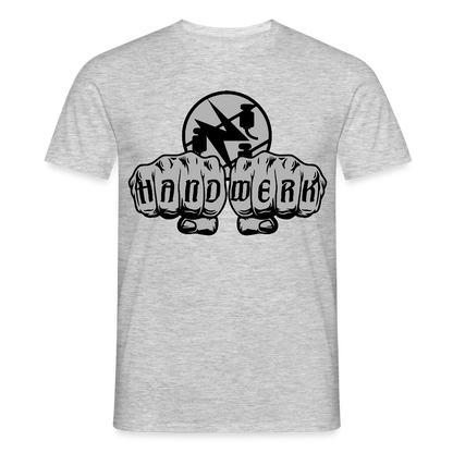 Unisex T-Shirt "Elektriker" Grau meliert Männer T-Shirt