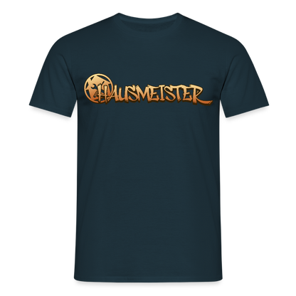 Unisex T-Shirt "Hausmeister" Navy Männer T-Shirt
