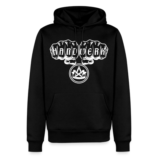 Männer Premium Hoodie "Zimmermann" - Schwarz