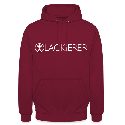 Unisex Hoodie "Lackierer" Bordeaux Unisex Hoodie