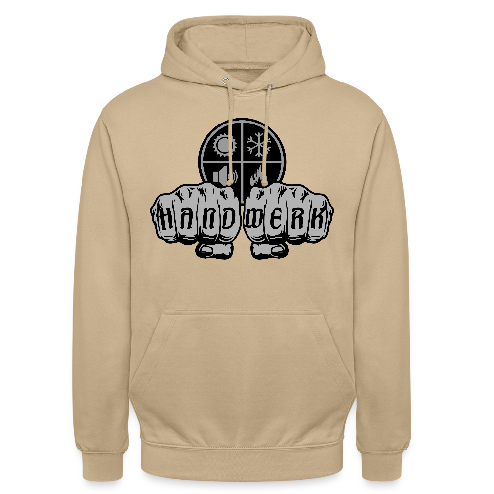 Unisex Hoodie"Isolierer" Beige Unisex Hoodie