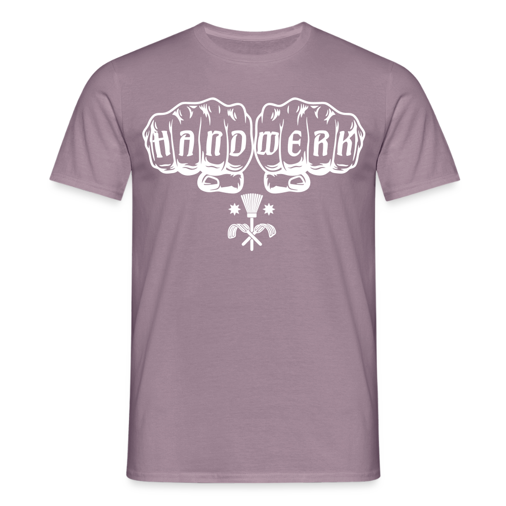 Unisex T-Shirt "Schornsteinfeger" Lilagrau Männer T-Shirt