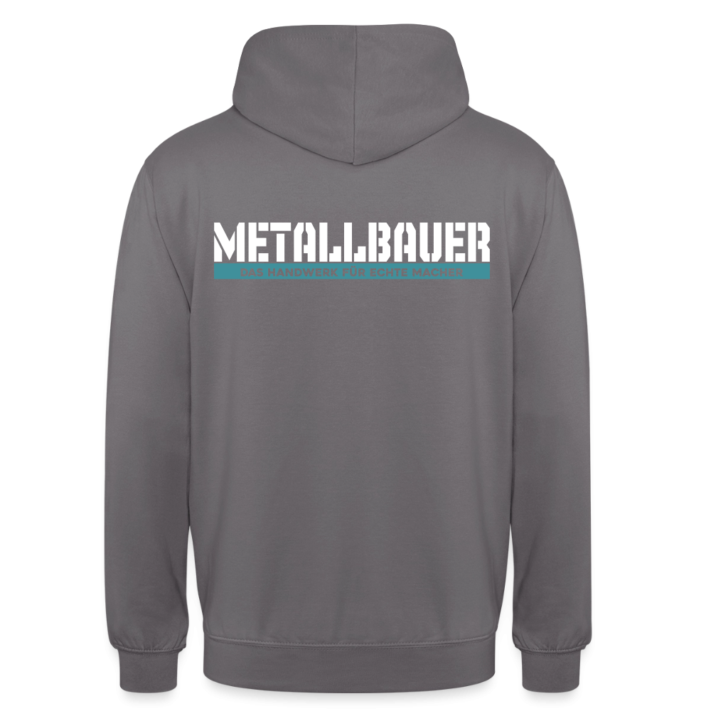 Unisex Hoodie HW-300 | MACHER "Metallbauer" Mittelgrau Unisex Hoodie {{ color }}