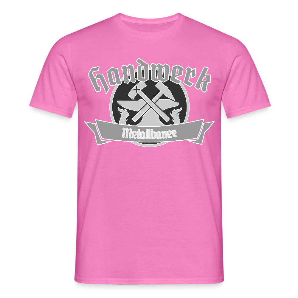 Unisex T-Shirt "Metallbauer" Pink Männer T-Shirt