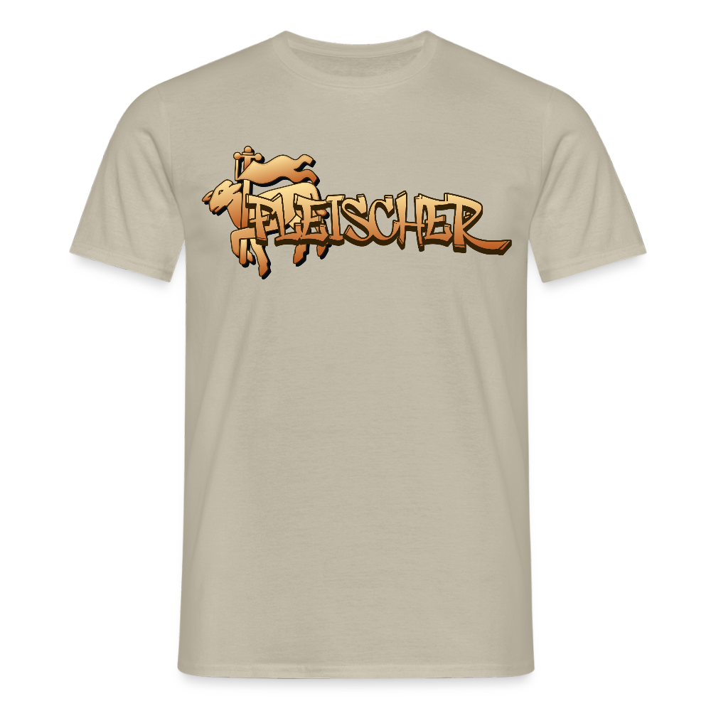 Unisex T-Shirt "Fleischer" Sandbeige Männer T-Shirt