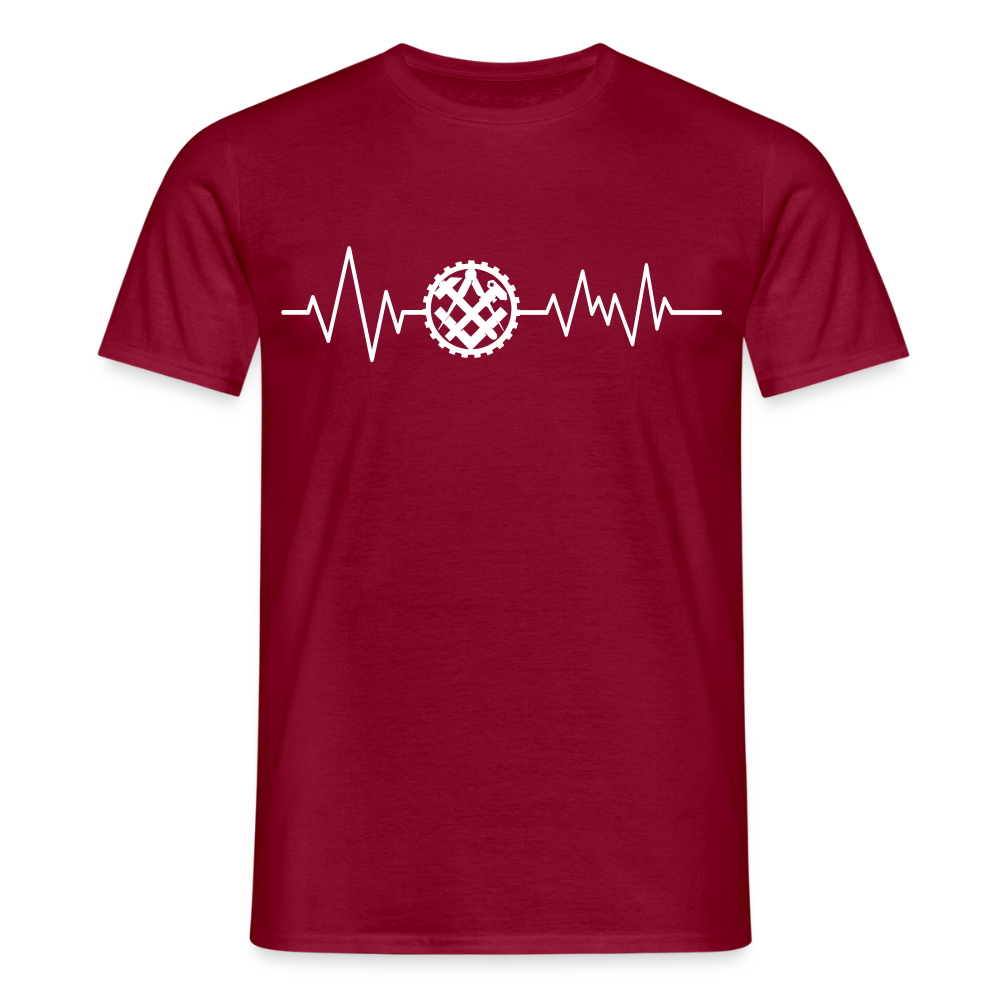 Unisex T-Shirt "Mechaniker" Ziegelrot Männer T-Shirt
