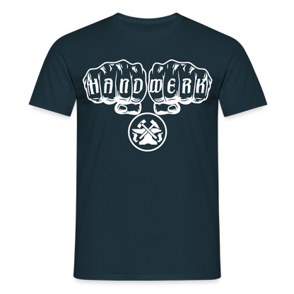 Unisex T-Shirt "Metallbauer" Navy Männer T-Shirt