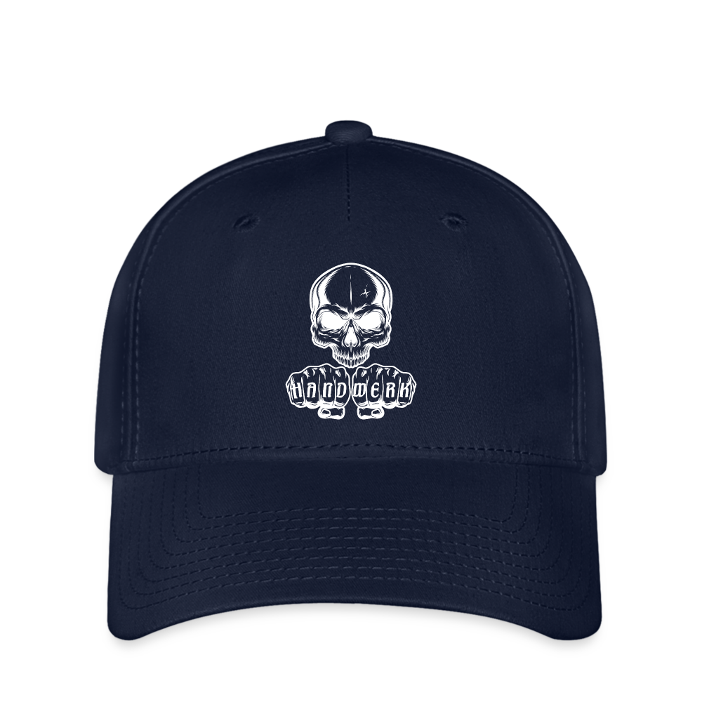 Flexfit Cap "Skull-Handwerk" Navy Flexfit Cap