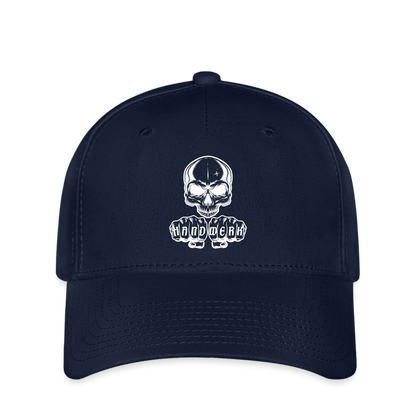 Flexfit Cap "Skull-Handwerk" Navy Flexfit Cap