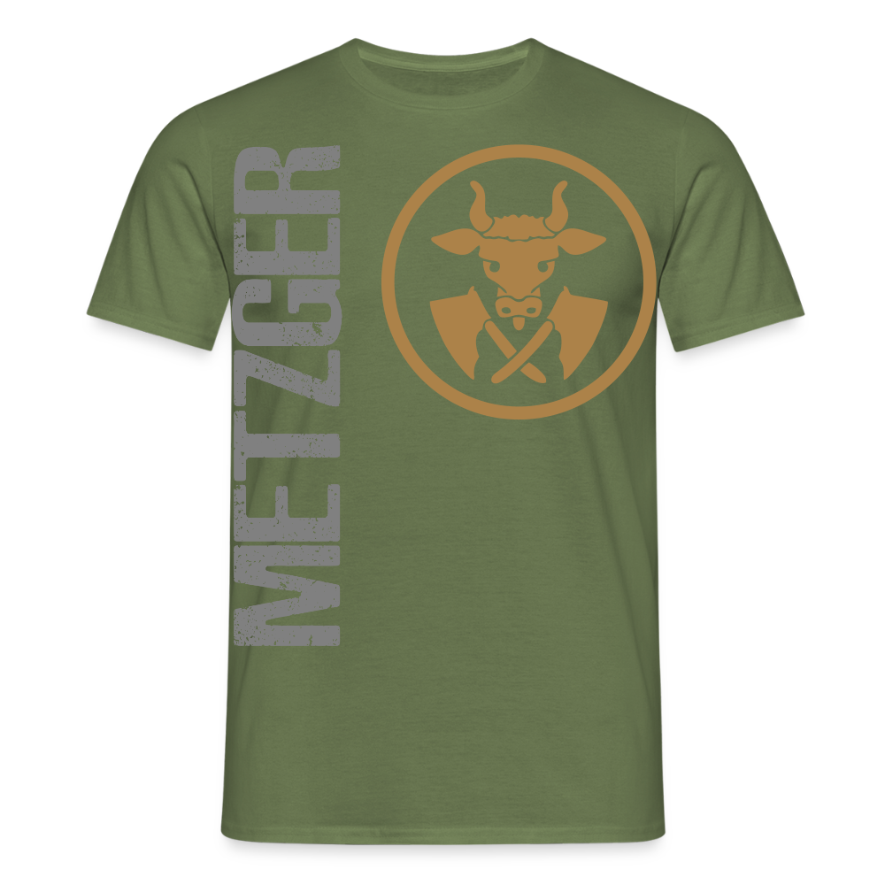 Unisex T-Shirt "Metzger" Militärgrün Männer T-Shirt