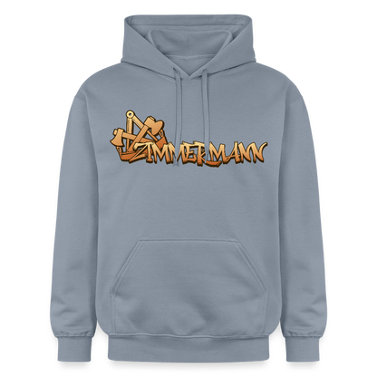 Gildan Unisex Softstyle® "Zimmermann" Blau Gildan Unisex Softstyle® Midweight Hoodie