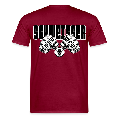 Unisex T-Shirt "Schweisser" Ziegelrot Männer T-Shirt