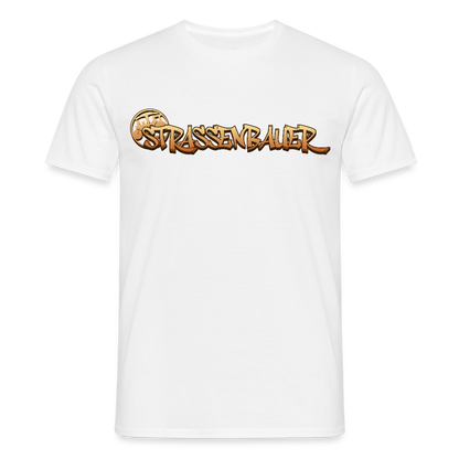 Unisex T-Shirt "Strassenbauer" Weiß Männer T-Shirt