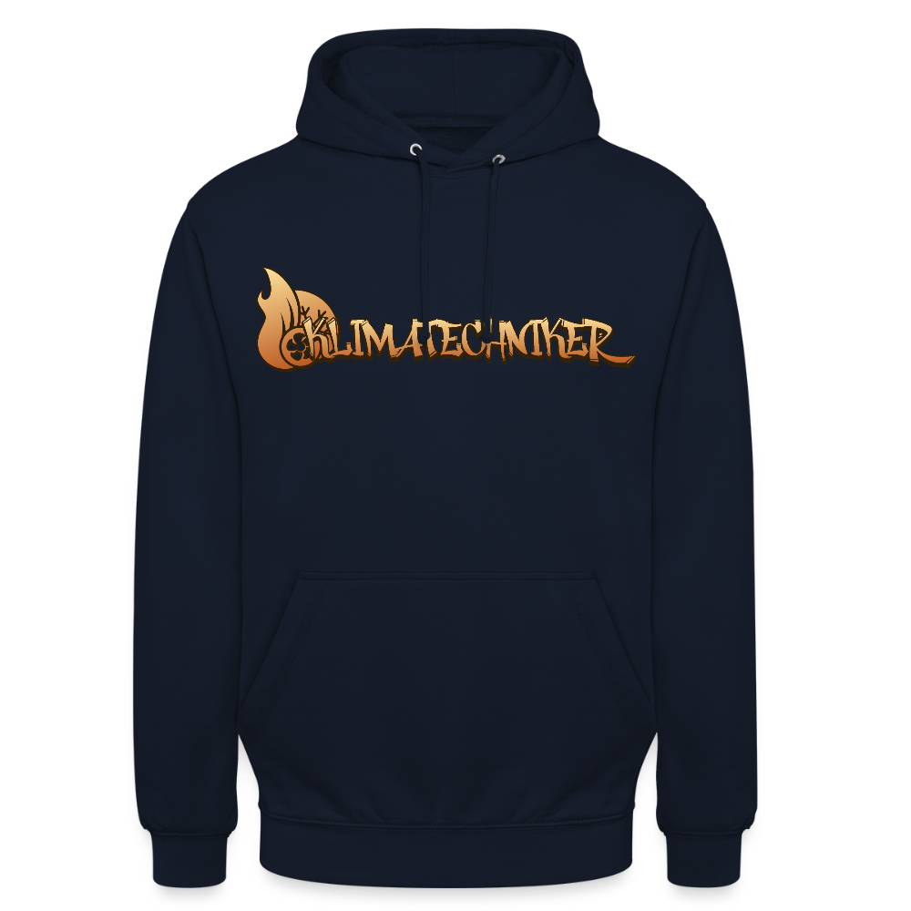 Unisex Hoodie"Klimatechniker" Navy Unisex Hoodie