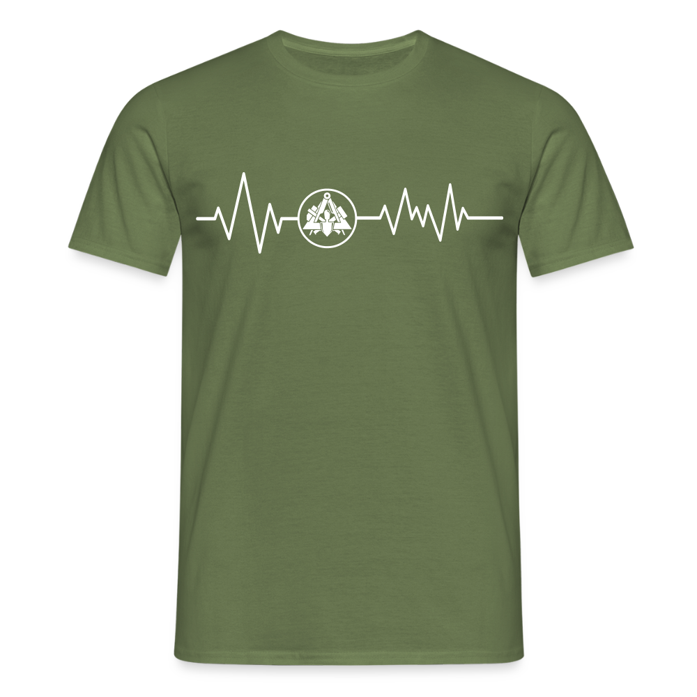 Unisex T-Shirt "Maurer" Militärgrün Männer T-Shirt