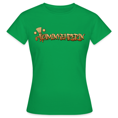 Frauen T-Shirt "Kaminkehrerin" Kelly Green Frauen T-Shirt