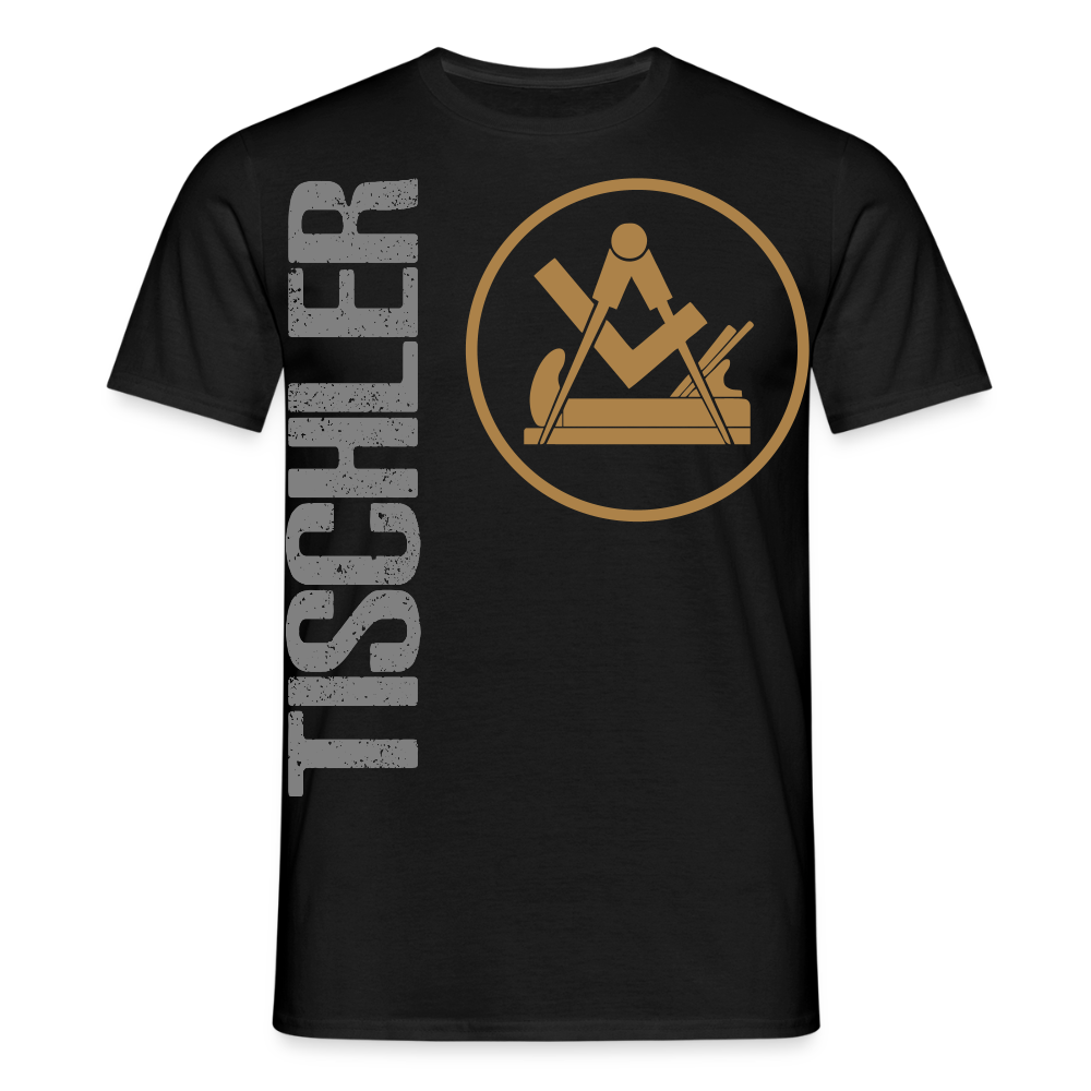 Unisex T-Shirt "Tischler" Schwarz Männer T-Shirt
