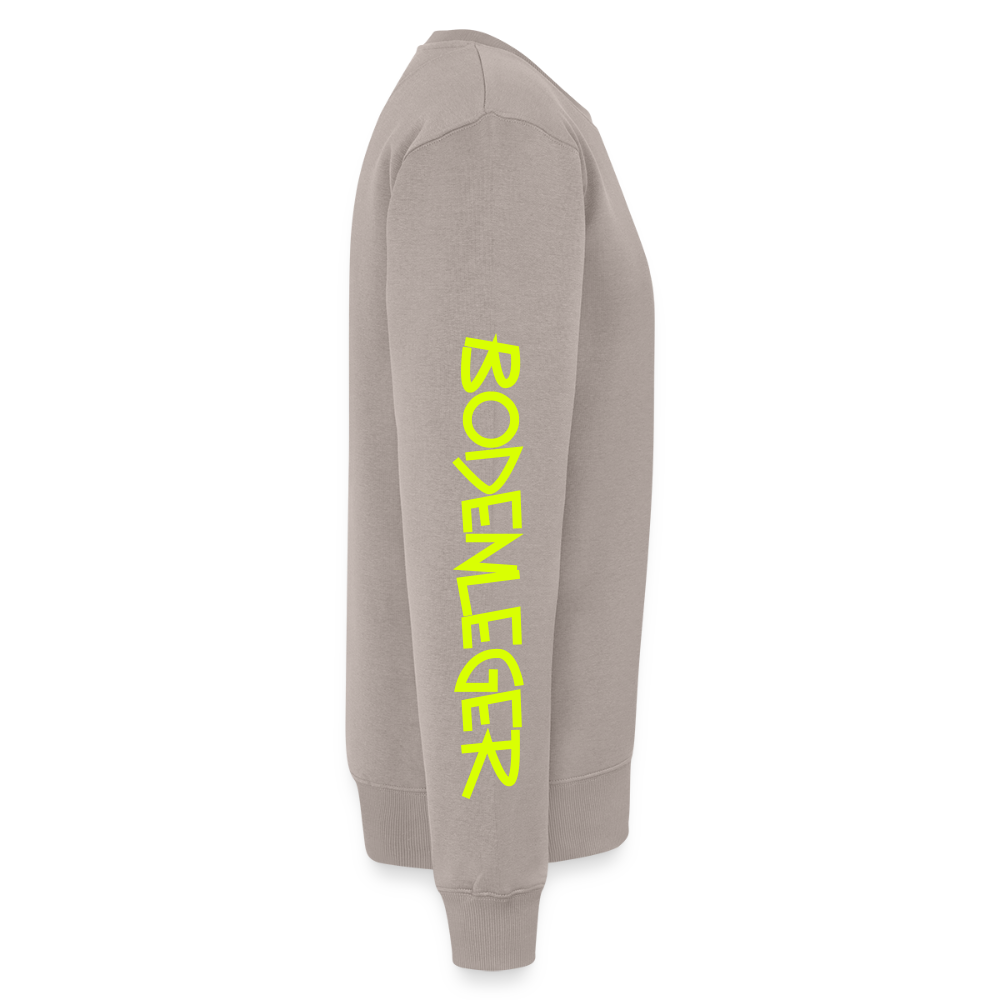 Unisex Premium Pullover "Bodenleger" neongelb Männer Premium Pullover