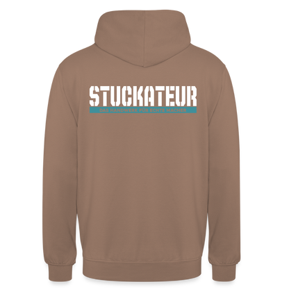 Unisex Hoodie HW-300 | MACHER "Stuckateur" Mokka Unisex Hoodie {{ color }}