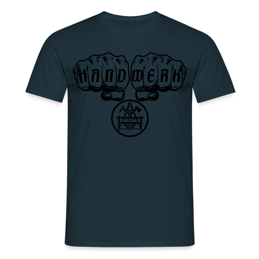 Unisex T-Shirt "Betonbauer" Navy Männer T-Shirt