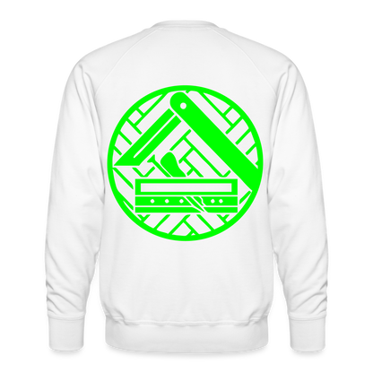 Unisex Premium Pullover "Parkettleger" neongrün Männer Premium Pullover