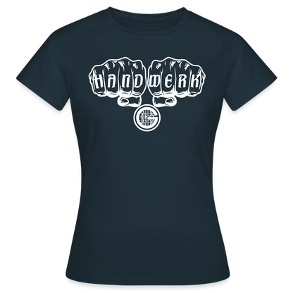 Frauen T-Shirt "Gerüstbauer" - Navy